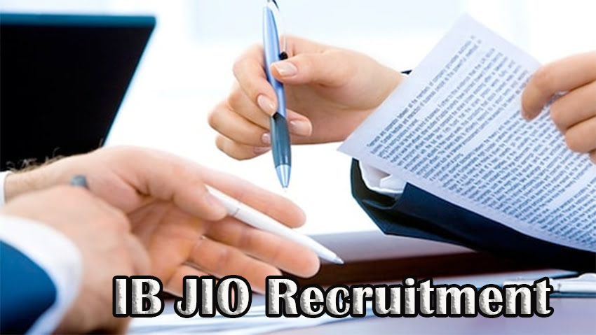IB JIO Recruitment