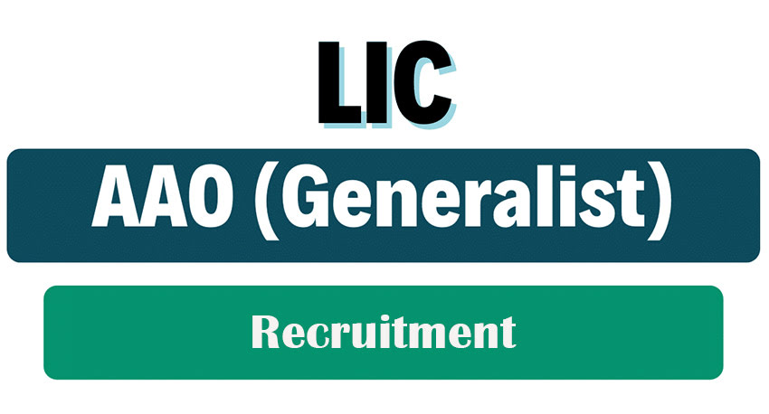 LIC AAO Generalist Recruitment