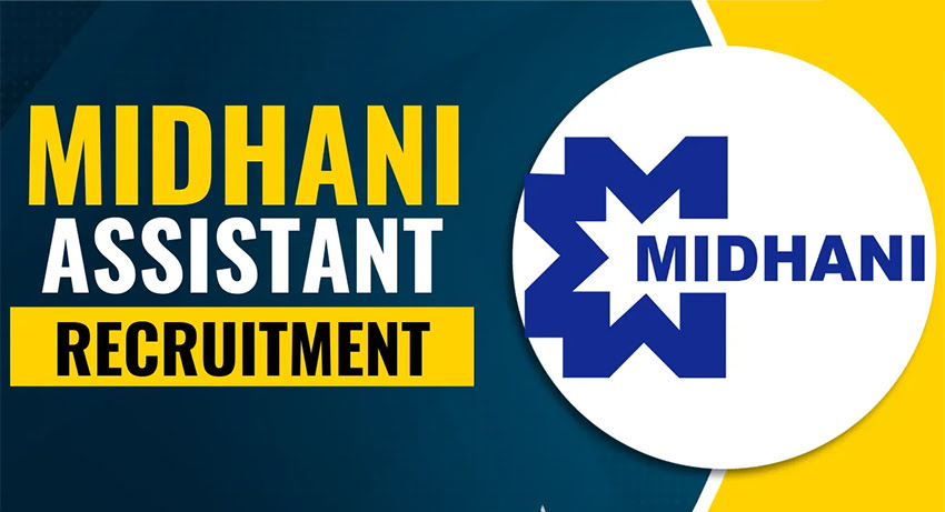 MIDHANI Assistant Recruitment