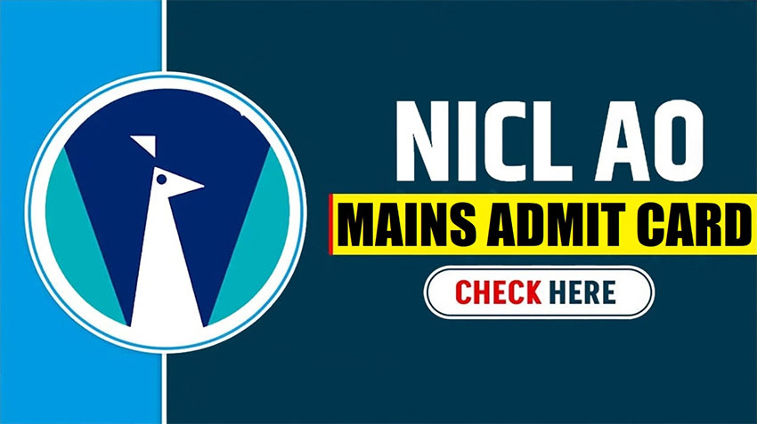 NICL AO Mains Admit Card