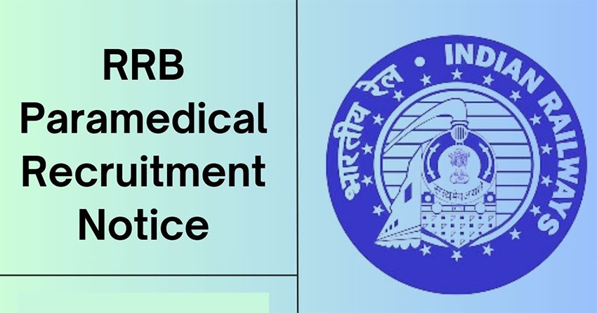 RRB Paramedical Recruitment