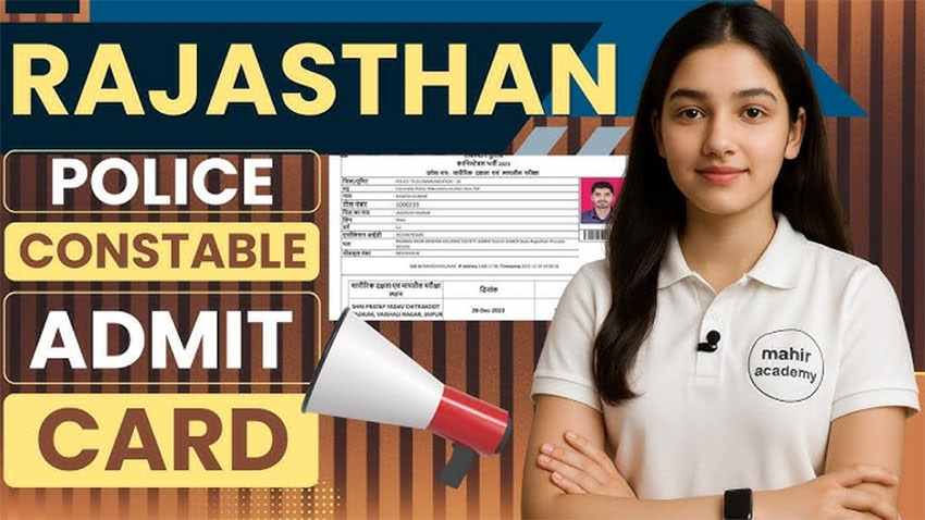 Rajasthan Police Constable Admit Card