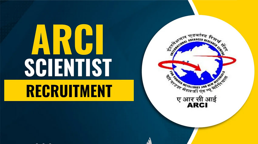 ARCI Project Scientist Recruitment