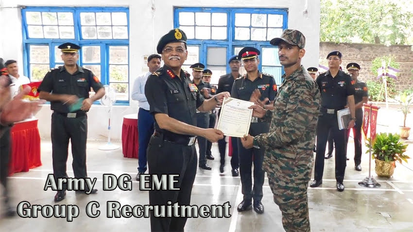 Army DG EME Group C Recruitment