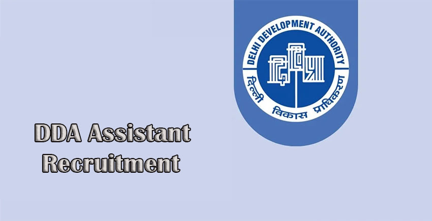 DDA Assistant Recruitment