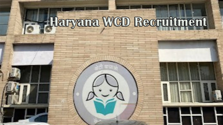 Haryana WCD Recruitment