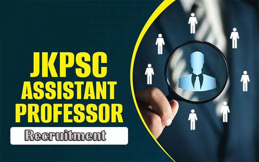 JKPSC Assistant Professor Recruitment