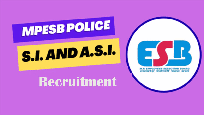 MPESB Subedar & ASI Recruitment