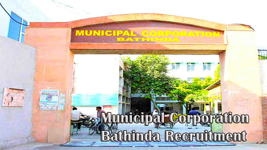 Municipal Corporation Bathinda Recruitment