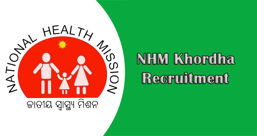 NHM Khordha Recruitment