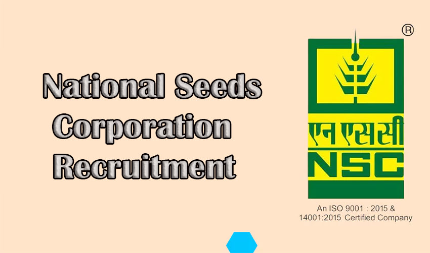 National Seeds Corporation Recruitment