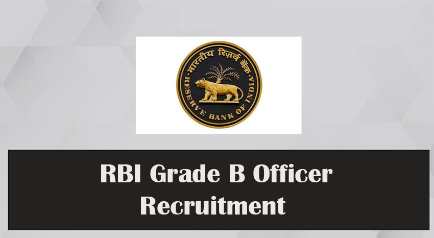 RBI Grade B Officer Recruitment