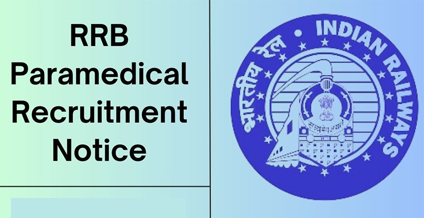 Railway RRB Paramedical Recruitment
