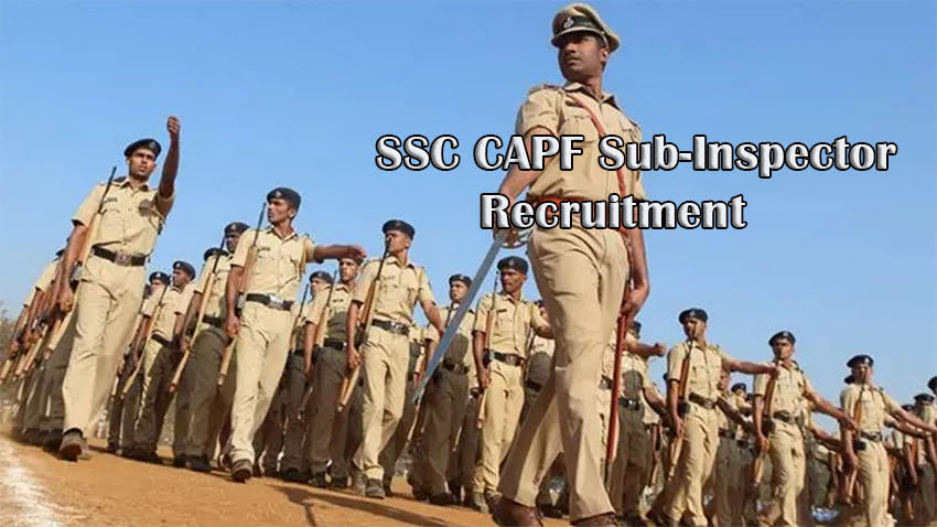 SSC CAPF Sub-Inspector Recruitment