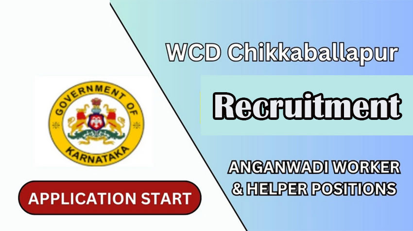 WCD Chikkaballapur Recruitment