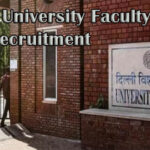 Delhi University Faculty Recruitment